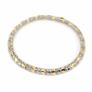 Bulgari Albear Leonneckless M Size K18YG SS Новое желтое золото комбинированное из нержавеющей стали.