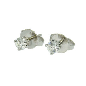  Tiffany sleigh tia earrings diamond Pt950 new goods finish settled platinum both ear for 1 bead one bead used free shipping 