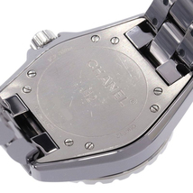 [3年保証] シャネル レディース J12 クロマティック 33mm H2978 グレー文字盤 クオーツ 腕時計 中古 送料無料_画像4