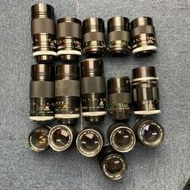 【A8】計:16個　Canon FD 単焦点レンズ　まとめ売り　FD 50mm 135mm 200mm ジャンク品_画像1