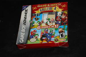 【GBA】Game&Watch Gallery 4 （海外版ソフト） ゲームウォッチギャラリー４【NINTENDO】