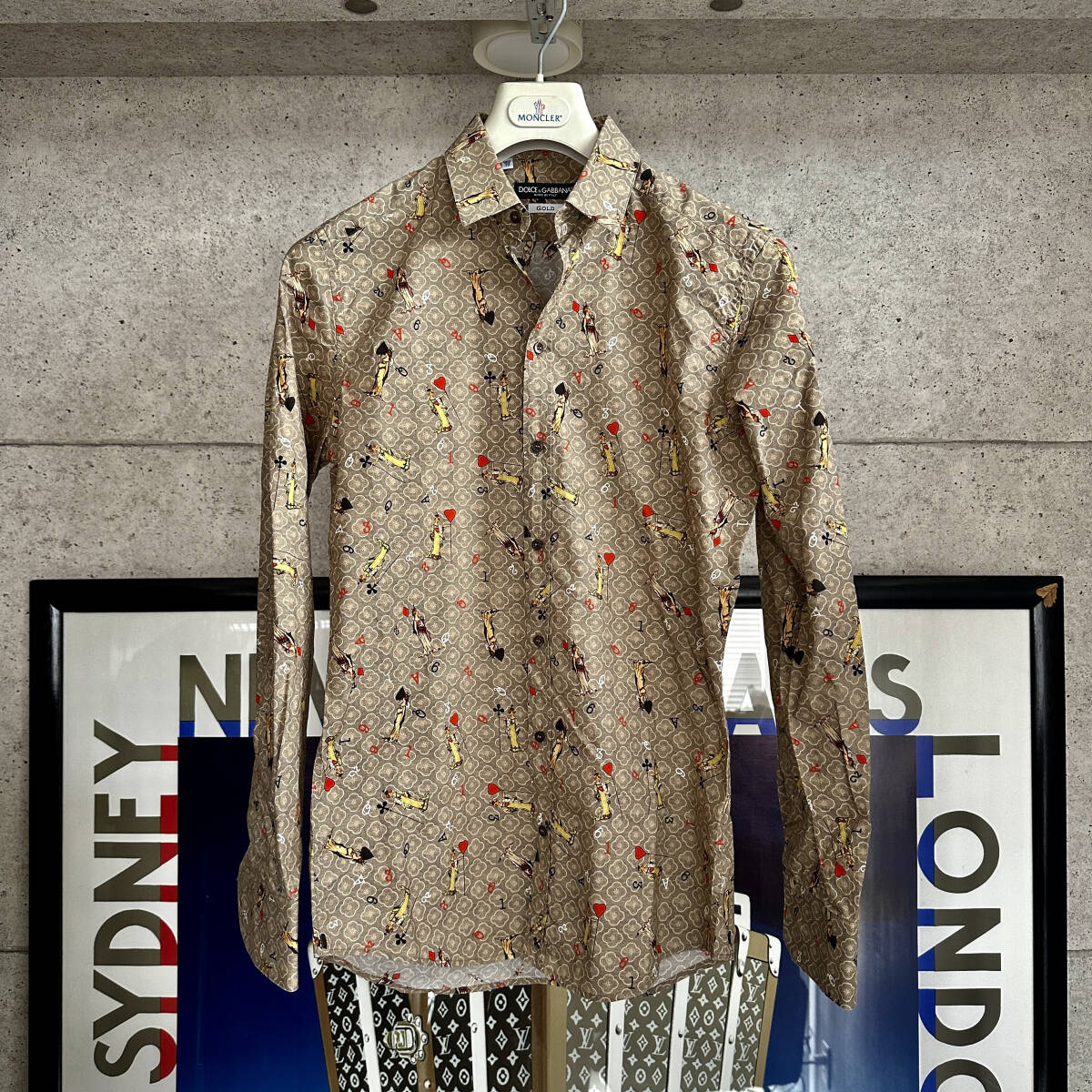DOLCE &GABBANA ペイズリー総柄長袖シャツ41 L 新品、未使用
