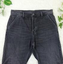 G-Star RAW　ジースターロウ　GRIP 3D RELAXED TAPERED　3D立体裁断リラックステーパード　34　大きいサイズ　グレー_画像3