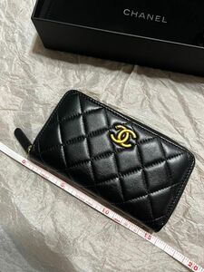 シャネル CHANEL ミディアム ウォレット　medium zip wallet 美品