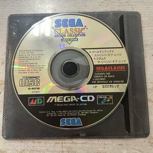 3428　メガCD　セガクラッシック　アーケードコレクション　SEGA CLASSIC　ケース無しCDのみ　G-6012