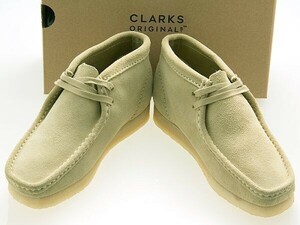 新品/CLARKS/クラークス/WMNS WALLABEE BOOT/ウィメンズ ワラビーブーツ/レディース用/MAPLE SUEDE/メイプル スエード/26155520/22.0cm