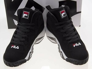 新品/FILA/フィラ/MB/JAMAL MASHBURN/ジャマール・マシュバーン/黒/白/赤/BLACK/WHITE/RED/ブラック/ホワイト/レッド/fhe102-001/27.5cm