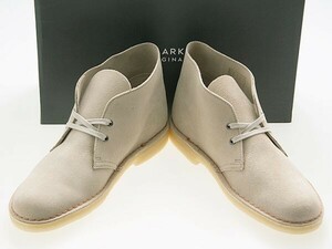 新品/CLARKS ORIGINALS/クラークス オリジナルズ/DESERT BOOTS/デザートブーツ/SAND SUEDE/サンド スエード/26155527/26.5cm