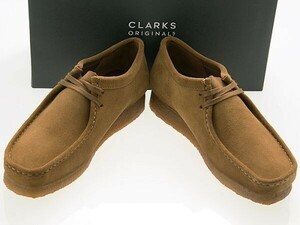 新品/CLARKS ORIGINALS/クラークス オリジナルズ/WALLABEE/ワラビー/COLA SUEDE/コーラ スエード/26155518/25.5cm