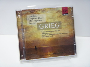 【503】☆2CD☆Grieg: Symphony, Symphonic Dances, Olav Trygvason, etc ☆