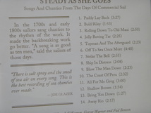 【516】☆CD☆Steady as She Goes: Songs and Chanties from the Days of Commercial Sail ☆_画像3