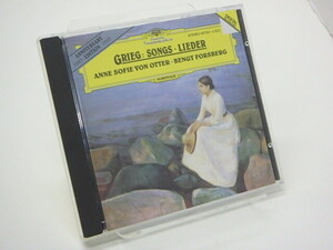 【608】☆CD☆Grieg:Lieder / Anne Sofie von Otter(Ms), Bengt Forsberg(p)☆