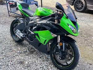 Kawasaki ZX-6R ZX6R 2009 逆車　社外パーツ付き