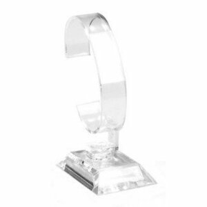 [VAPS_1] wristwatch display stand 1 piece C type clear watch stand exhibition wristwatch put including postage 