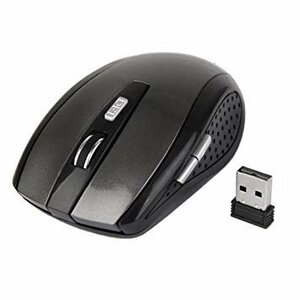 【vaps_7】マウス ワイヤレスマウス 《グレー》 USB 光学式 6ボタン マウス 無線 2.4G 送込