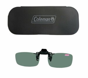 【vaps_3】コールマン(Coleman) クリップオン 前掛け偏光サングラス ワンタッチ装着 スモーク CL01-1 送込