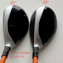 【2本セット】TaylorMade M4 RESCUE #5 25° & #6 28° TourAD DI-85 S カスタムシャフト レスキュー _画像4