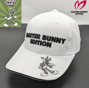 ★新品正規品 PEARLYGATES/ マスターバニー【Bugs Bunny×MASTER BUNNY EDITION】 ツイルキャップ (UNISEX)