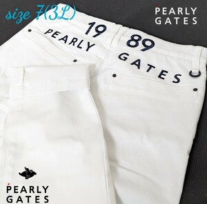 ★新品正規品 PEARLYGATES/パーリーゲイツメンズツイル ハイパワーコットンストレッチパンツ 7(3L) 春秋素材 ロングシーズン対応