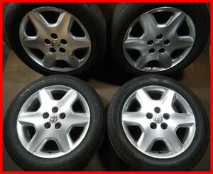 (H3003) TOYOTA 30セルシオ 17×7.5JJ+45 純正ホイール 225/55R17 タイヤ4本