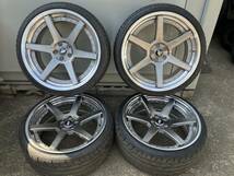  本州送料無料WORK ZEAST ジースト ST2 ☆19×8.5＋32　PCD100/5穴　☆215/35R19☆225/35R19ZVW30プリウスにて使用86BRZ他チューナーサイズ_画像1