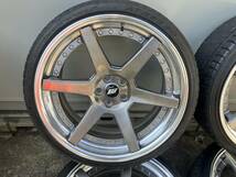  本州送料無料WORK ZEAST ジースト ST2 ☆19×8.5＋32　PCD100/5穴　☆215/35R19☆225/35R19ZVW30プリウスにて使用86BRZ他チューナーサイズ_画像2