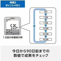 ★オムロン 体重体組成計 カラダスキャン HBF-710-J ◇ 新品！_画像7