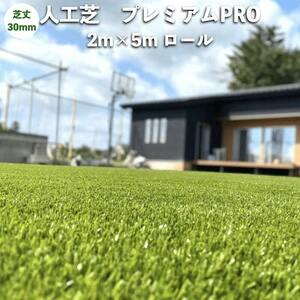 高級人工芝 pavo プレミアムPRO 幅2m×長さ5mロール 芝丈30mm グリーンカラー 庭 ベランダ テラス ガーデン