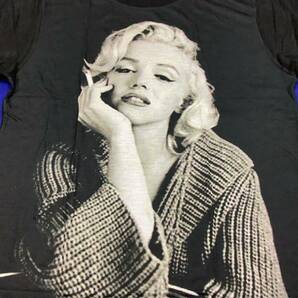 DBR7B2. デザインTシャツ Lサイズ Marilyn Monroe ② マリリンモンローの画像3