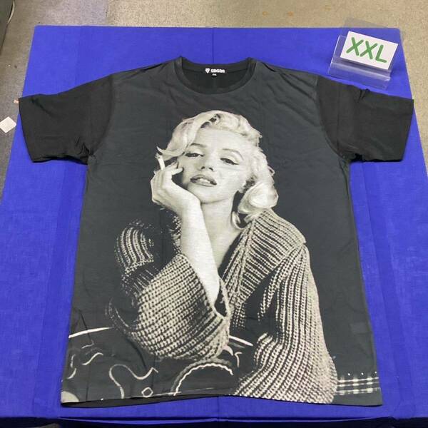DBR7D2. デザインTシャツ　XXLサイズ　Marilyn Monroe ② マリリンモンロー