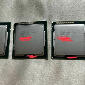 Intel core cpu i3-2100. 3枚　　(2024030219)