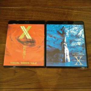 【送料無料】X JAPAN Blu-ray 2タイトルセット 刺激！ VISUAL SHOCK Vol.2 VISUAL SHOCK Vol.3.5 Say Anything X BALLAD COLLECTION