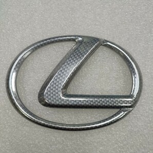 LEXUS レクサス Lマーク リアエンブレム シルバーカーボン調純正加工品 90975-02079 IS GS RXの画像1