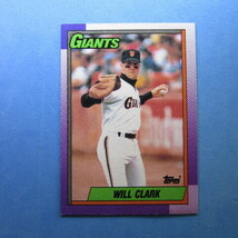 1990 Topps #100 Will Clark_画像1