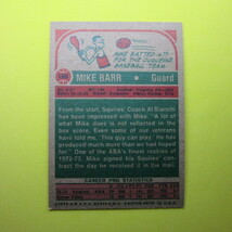 NBA 1973-74 Topps #198 Mike Barr_画像2