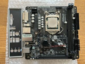 【動作確認済】セット品 Intel Core i5 8600 +ASRock B360M-ITX マザーボード　mini itx CPU+マザーボードセット