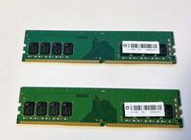デスクトップ用メモリ　SK hynix PC4-25600 (DDR4-3200AA) 8GBｘ2枚　型番：HMA81GU6DJR8N-XN　①_画像1