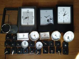 ☆　まとめ売り　置時計　時計　時計手作りキット　　中古品　ＤＩＹ　QUARTZ　クオーツ　8☆　