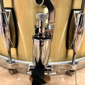 ■中古品■ Gretsch グレッチ S1-6514BB-BR ベルブラス スネアドラム 14×6.5 美品の画像3