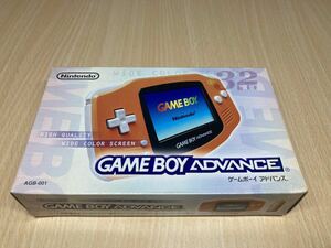 新品未使用品　ゲームボーイアドバンス オレンジ 任天堂　ニンテンドー　Nintendo GAMEBOY ADVANCE 
