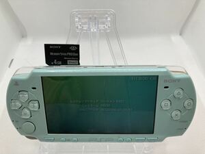 美品　PSP2000ミントグリーン　メモリースティック付き　SONY ソニー プレイステーションポータブル