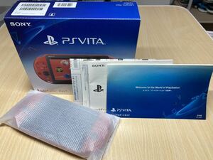 美品　PSVITA2000メタリックレッド　付属品あり　SONY ソニー PlayStation Vita 