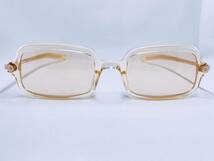 14A661 新品 サングラス ジルサンダー JIL SANDER 日本製 47-21-140 18g レディース 女性 ブランド 人気 シースルー 透明 クリア かわいい_画像3