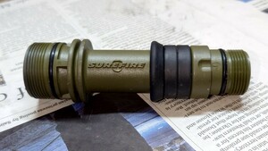 【中古】SUREFIRE G2Z-OD 2セル6V純正ボディ　オリーブドラブ グリーンカラー コンバットライトボディ シュアファイア 検（Z2 6Z 6P