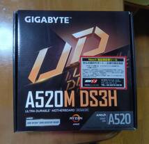 Gigabyte マザーボード A520M DS3H (メモリなし）_画像1