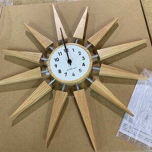 【24031807HT】壁掛け時計/時計/ウォールクロック/HAROLT WALL CLOCK natural/CL-2559NA/未使用/保証無し／現状渡し