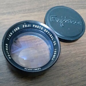 【動作未確認】FUJINAR　1:4.5/250　FUJI　PHOTO　OPTICAL　レンズ　パーツ　カメラ用