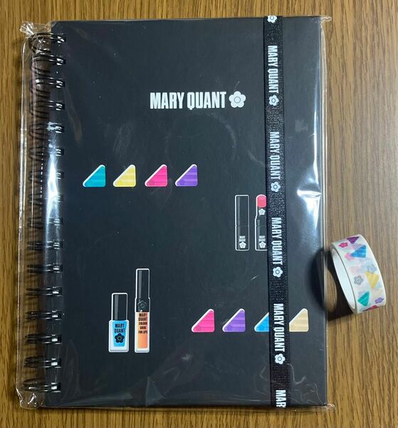 マリークワント ノベルティ　リングノート　マスキングテープ　MARY　QUANT 