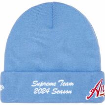 新品 Supreme 24SS New Era Salvation Beanie シュプリーム ニューエラ サルベーション ビーニー ニット帽 Light Blue ライト ブルー 水色_画像2