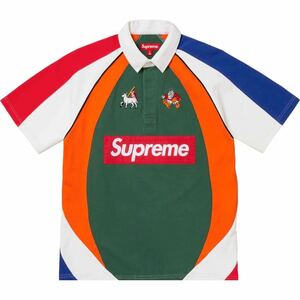 新品 Supreme 24SS S/S Rugby シュプリーム 半袖 ラグビー ラガーシャツ XL XLarge Multicolor マルチカラー